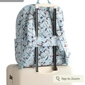 VB X Peanuts Essential Large Backpack NWT Shop the adorable Vera Bradley x Snoopy collection before it  main image 4